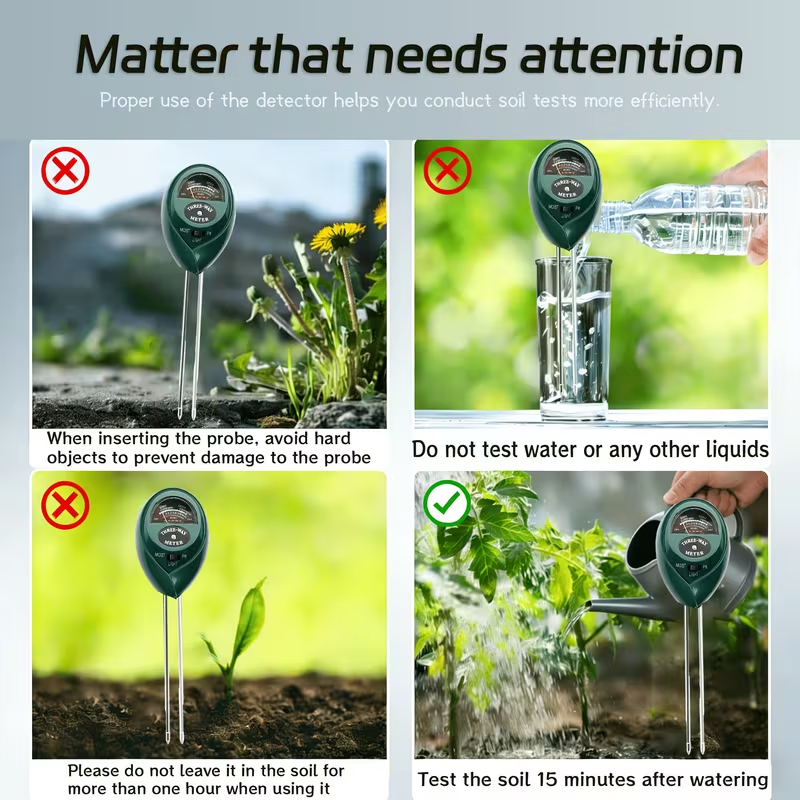 3-in-1 Soil Tester (Moisture,  - Plant Parent Tools review and price